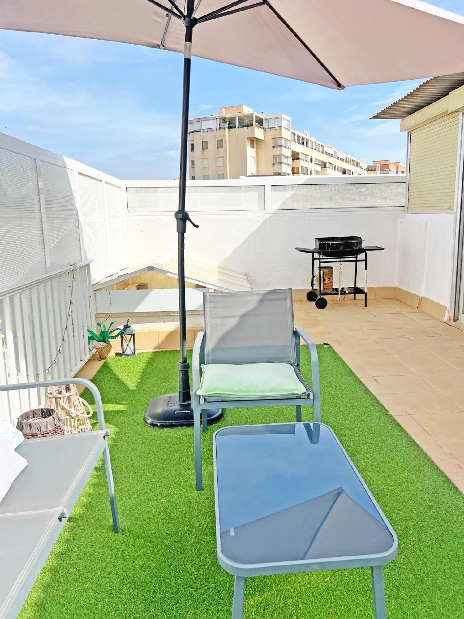 Atico Frente Al Mar 2 Terrazas Barbacoa Y Parking Sujeto A Disponibilidad Apartment เอลกัมเปโญ ภายนอก รูปภาพ